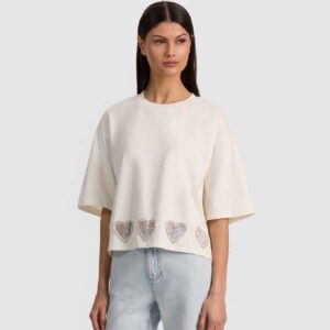 EVAN HEART CUTOUT TEE