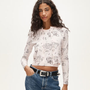 Jackie cardigan in premium ultra-fine cotton blend