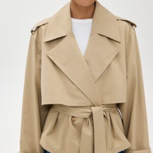 Joe's Jeans The Liz Cropped Trench Coat