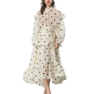 Lanelle 2pc Blouse & Skirt Set