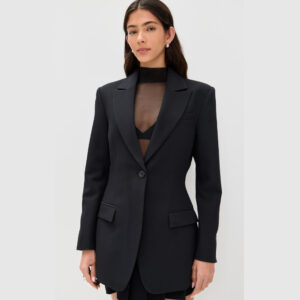 LE BOP Quinn Hourglass Blazer Black
