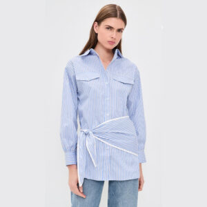 Line & Dot Eleni Button Down Shirt Tunic