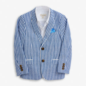 Linen Canopy Stripe Club Blazer