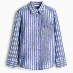 Linen Shirt Blue/striped