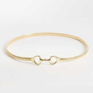 Mango chain belt in gold