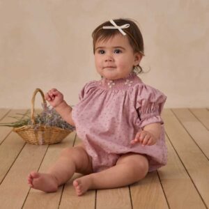 Noralee Maddie Romper Lavender