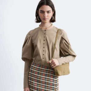 & Other Stories volume sleeve shirt with button detailing