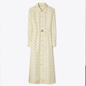 PRINTED SILK SHIRTDRESS