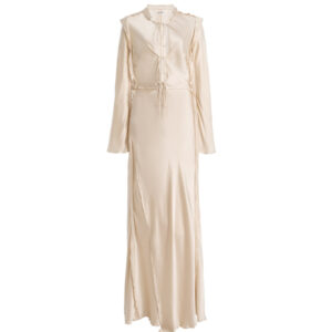 Sleeping with Jacques Kerry Silk-Satin Midi Dress