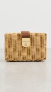 Veronica Beard Lock Box Trap Clutch