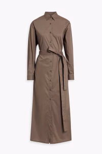 MATTEAU Cotton-poplin maxi shirt dress