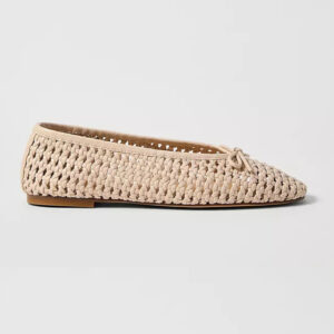 Weekend Woven Bow Ballet Flat