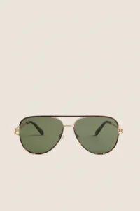 QUAY Dark Tort High Key Twist Sunglasses