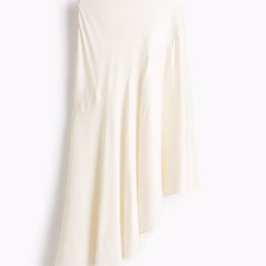 Asymmetric Viscose Skirt
