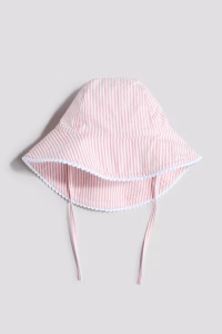 Patterned Cotton Sun Hat