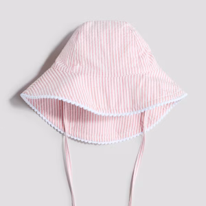 Patterned Cotton Sun Hat