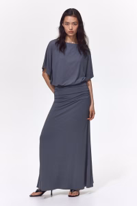 Draped Maxi Dress