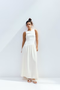 Dress with Flared Skirt