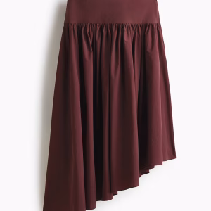 Asymmetric Midi Skirt