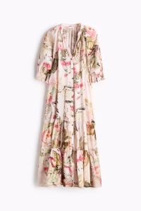 Tie-Belt Midi Dress