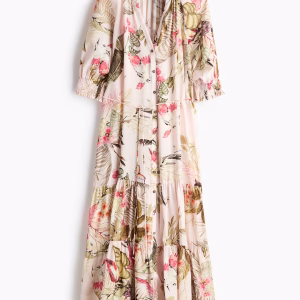 Tie-Belt Midi Dress