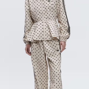 Adidas Originals x ASOS polka dot track set in stone