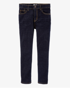 Kid Dark Blue Wash Skinny-Leg Jeans