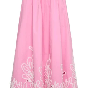 Paisley Bloom Embroidered Espe Skirt