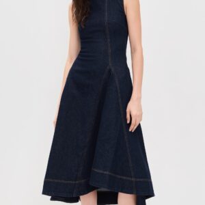 ALIGNE Liberty Denim Midi Dress