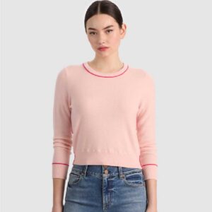 CAROLANN CASHMERE PULLOVER english rose/deep pink