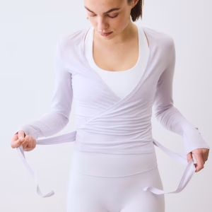Sports Wrap Top in Modal