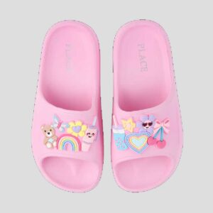 Girls Icon Slides - pink