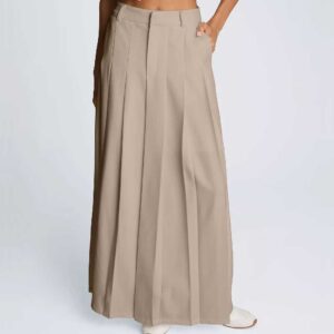 Kenneth Cole Women's A-Line Pleated Maxi Skirt