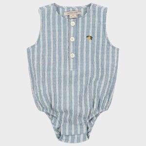 Konges Slojd Boy's Elliot Seersucker Romper