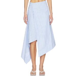MORE TO COME Dylan Asymmetrical Wrap Skirt