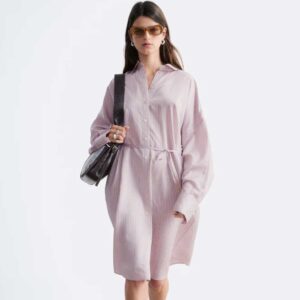 Printed Silk-Cotton Midi Dress