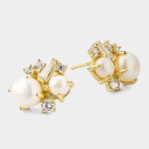 Shashi Cleo Cluster Stud Earrings