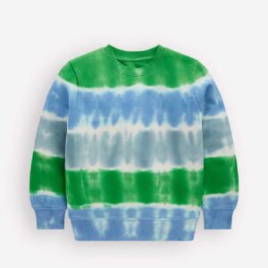 Tie Dye Sweatshirt Green / Blue
