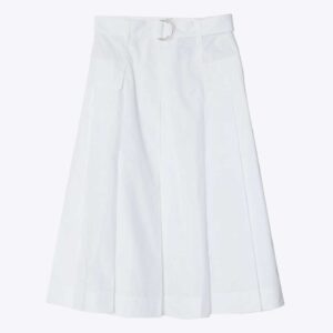 Utility Poplin Midi Skirt