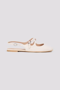 STUART WEITZMAN Clover canvas slingback flats