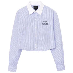 Marc Jacobs The Cropped Plaid Cotton Shirt