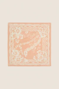 Tuckernuck Accessories White Peach Tropical Punch Cotton Scarf