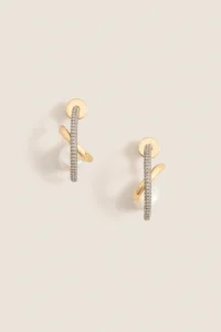 DEMARSON Gold Waverly Earrings