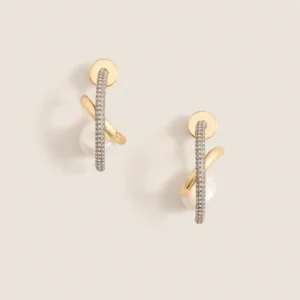 DEMARSON Gold Waverly Earrings