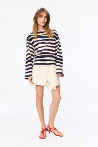 H&M Studio Cutout Cotton Top