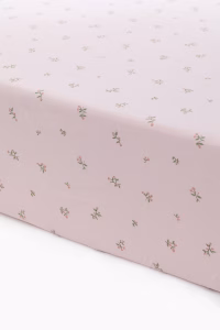 Patterned Cotton Fitted Sheet