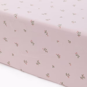 Patterned Cotton Fitted Sheet