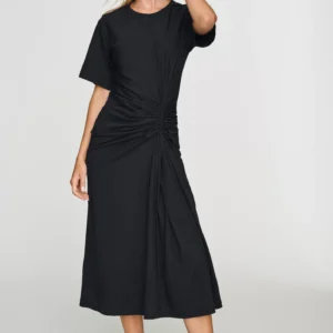 Daily Practice Cotton Ruched T-Shirt Dress