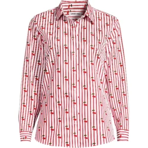 No Iron Button Front Shirt