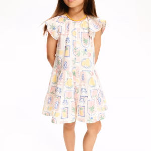 Tiered Seersucker Dress
